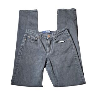 Boden Womens 4 Long Trafalgar‎ Straight Leg Black Stretch Denim Jeans